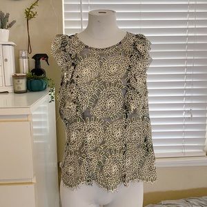 ✨NEW✨ Mesh Embroidered Sleeveless Top